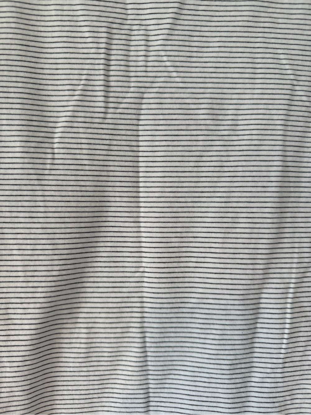 Athleta Essential V-Neck Long Sleeve Top M White Gray Stripe - Picture 4 of 8